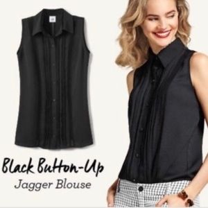 CAbi Style # 3266 Black Jagger Sleeveless Blouse